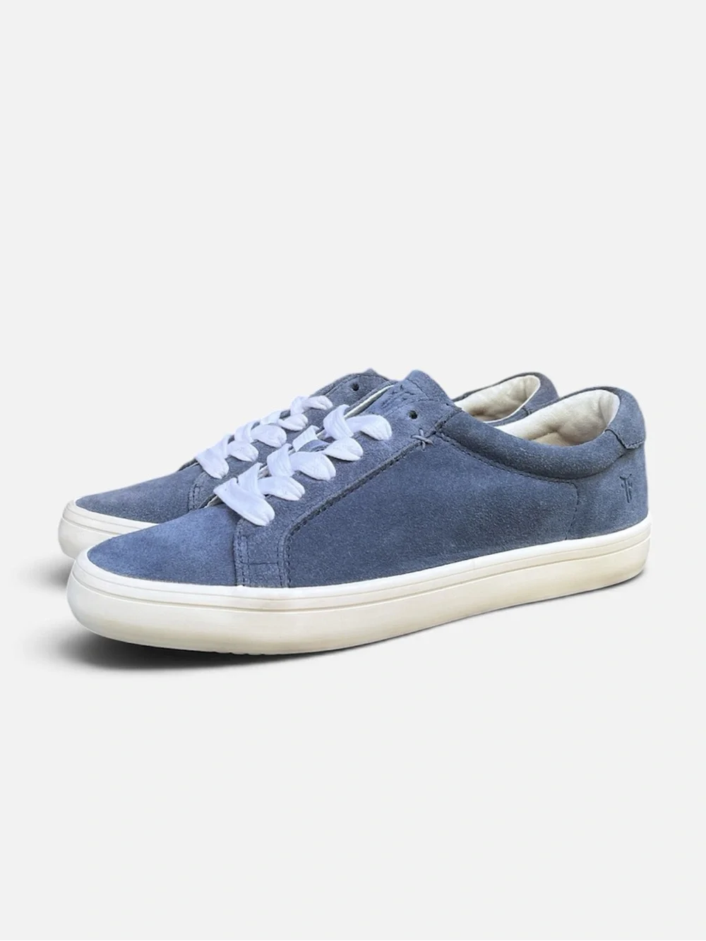 Frye Kerry Low Lace-Up Leather Sneaker in Blue Women’s Sz 6 1/2 NEW